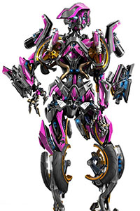 Allegiance: Autobot Alt Mode: Ducati Motorcycle Role: Soldier Appearances: ROTF G1 Alt Mode: Futuristic Car   Arcee and her two twins appeared in Revenge of the Fallen in a brief appearance.  Conceptually, they were supposed to be able to join together into a larger robot, but that seems to have been dropped by the studio […]